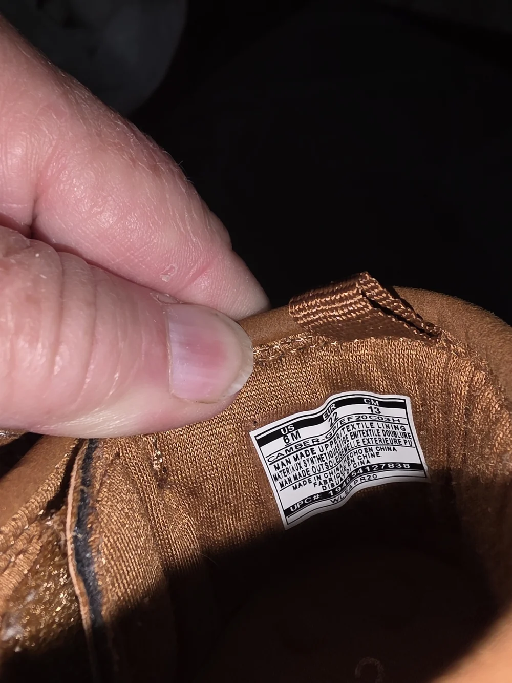 Carter's Brown Fringe Moccasin Baby Shoes
